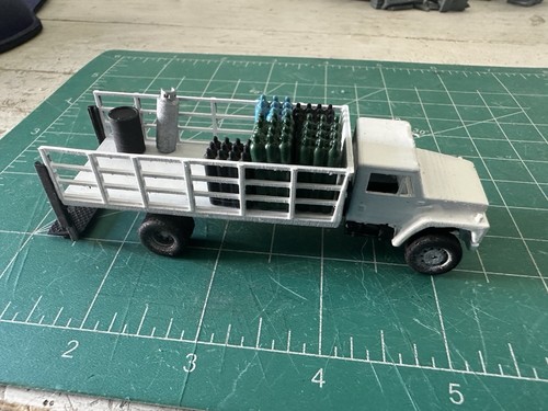 Scale stake bed truck - truck, w
